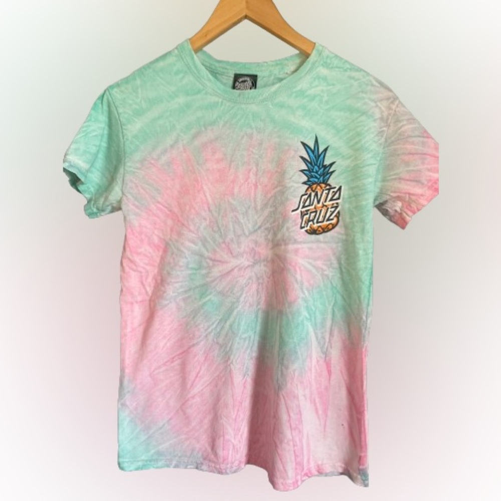 Santa Cruz Pineapple Tie-Dye T-Shirt